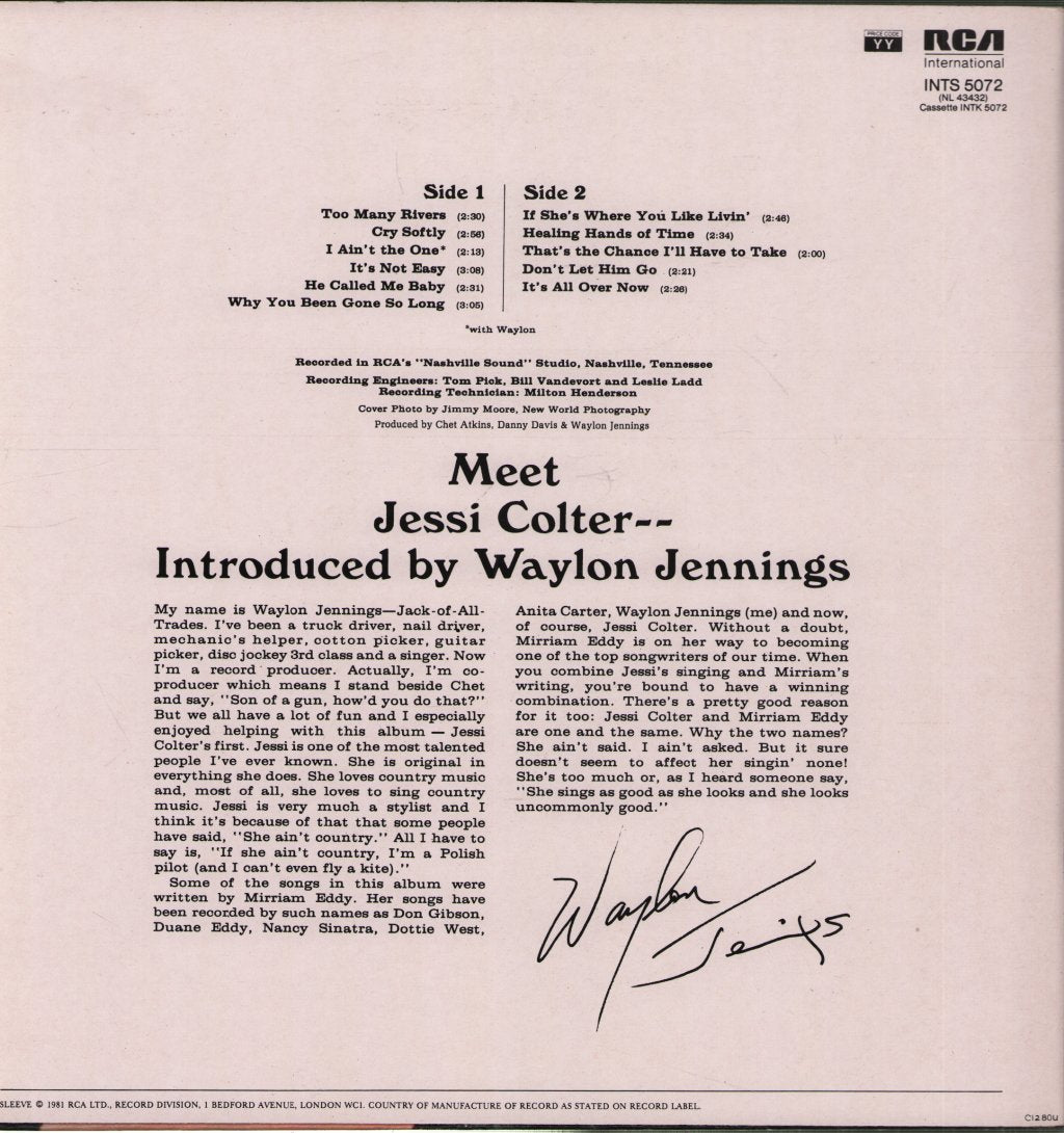 Jessi Colter - A Country Star Is Born - Lp