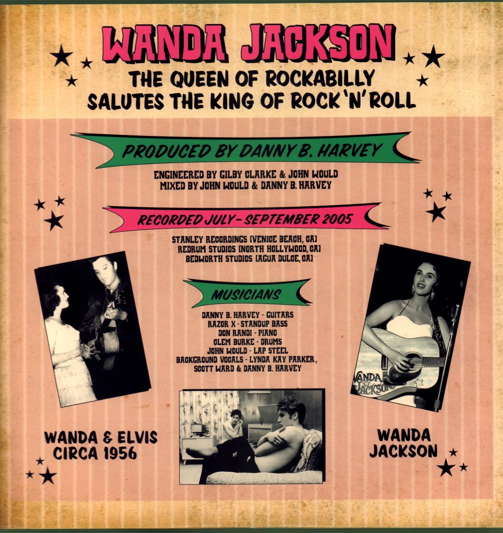 Wanda Jackson - Queen Of Rockabilly Salutes The King Of Rock N' Roll - Lp