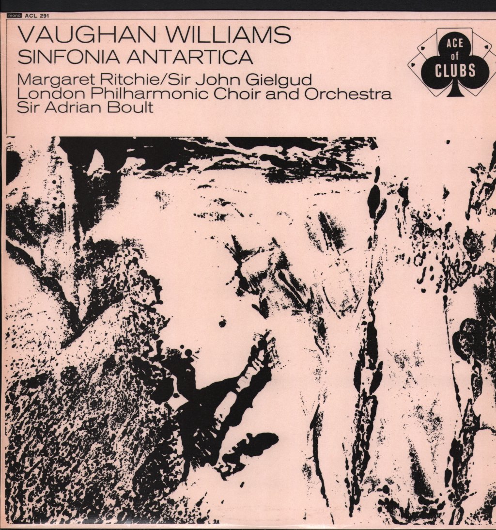 Margaret Ritchie / Sir John Gielgud / London Philharmonic Choir & Orchestra / Sir Adrian Boult - Vaughan Williams - Sinfonia Antartica - Lp