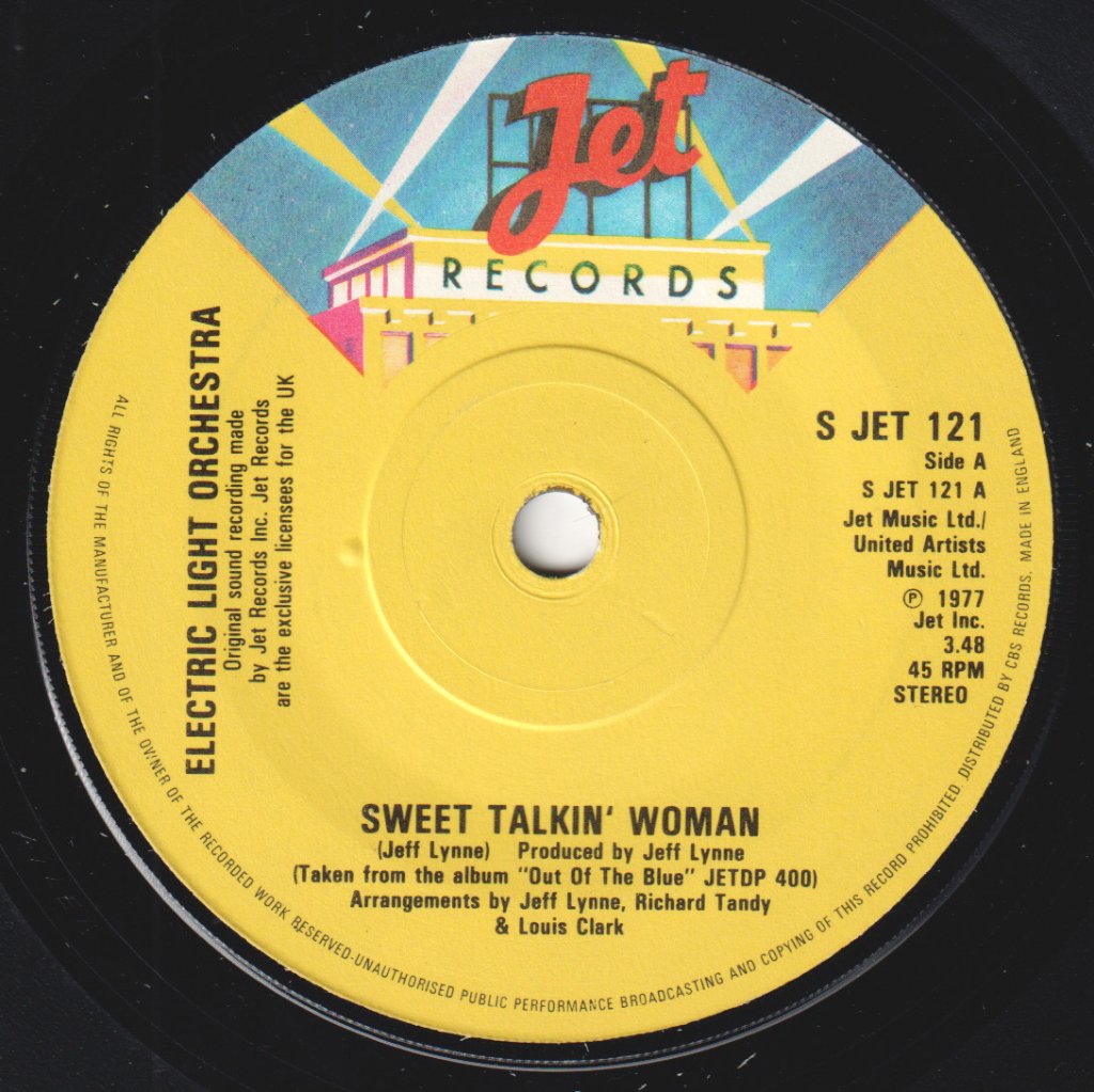 Electric Light Orchestra - Sweet Talkin' Woman - 7 Inch