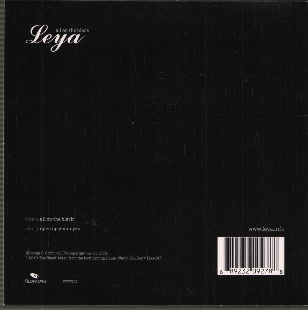 Leya - All On The Black - 7 Inch
