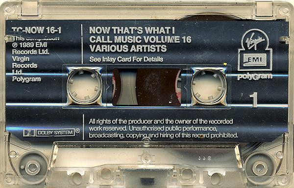 Various Artists - Now That's What I Call Music 16 - Cassette