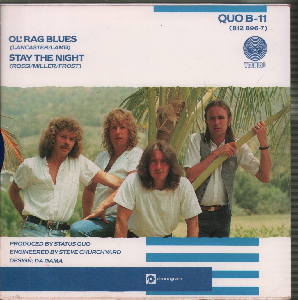 Status Quo - Ol' Rag Blues - 7 Inch