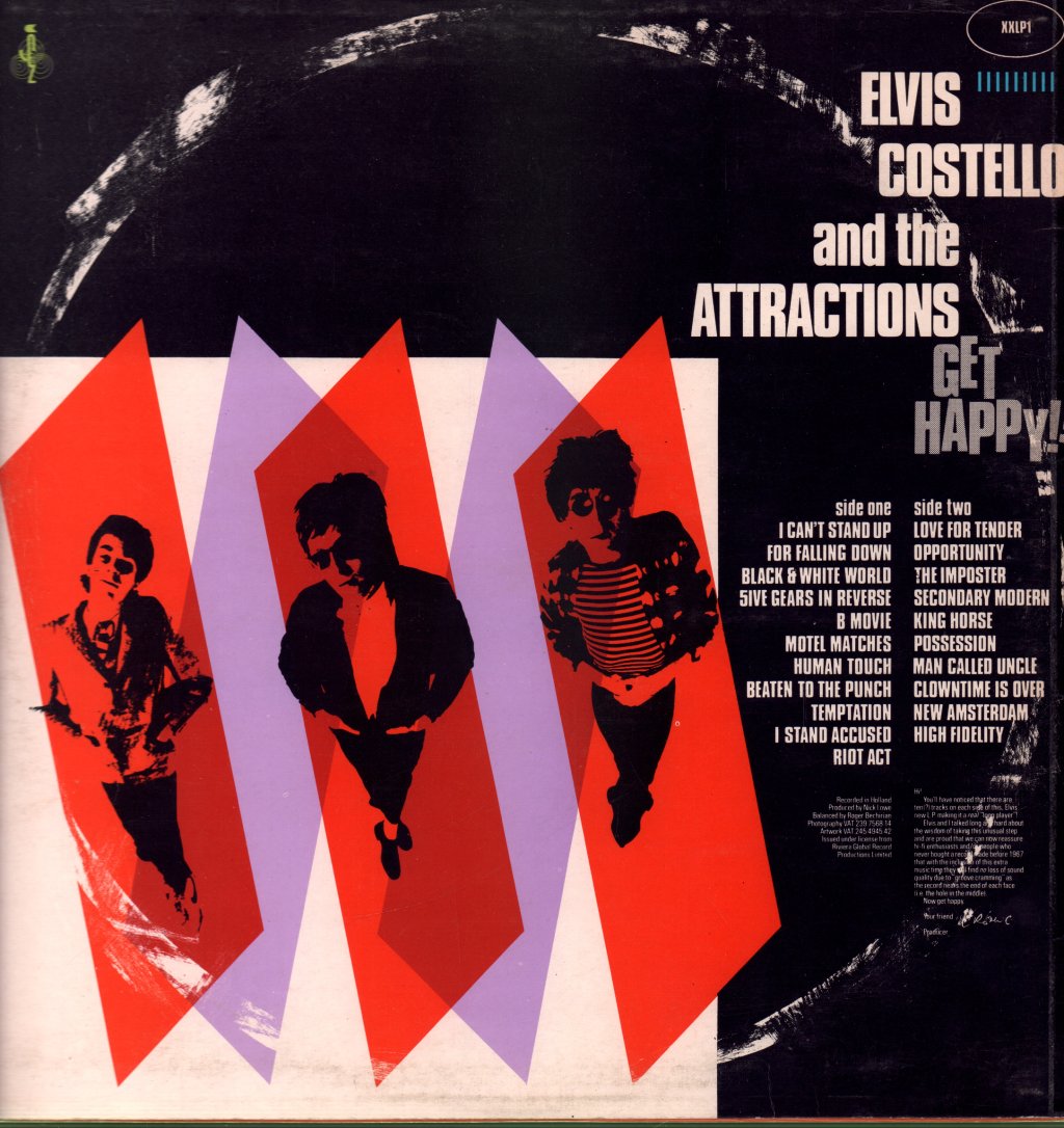 Elvis Costello And The Attractions - Get Happy - Lp