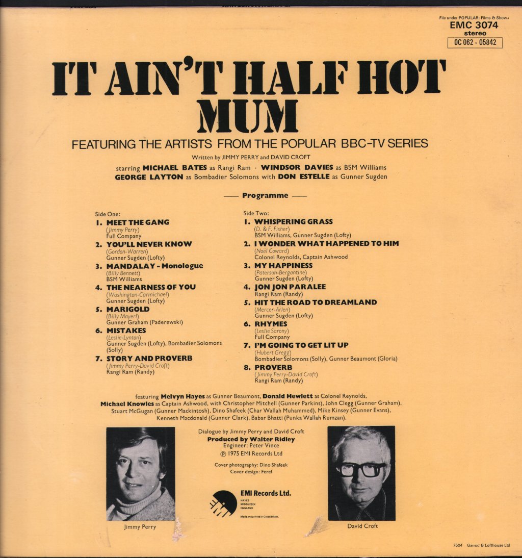 Various Artists - It Ain't Half Hot Mum - Lp
