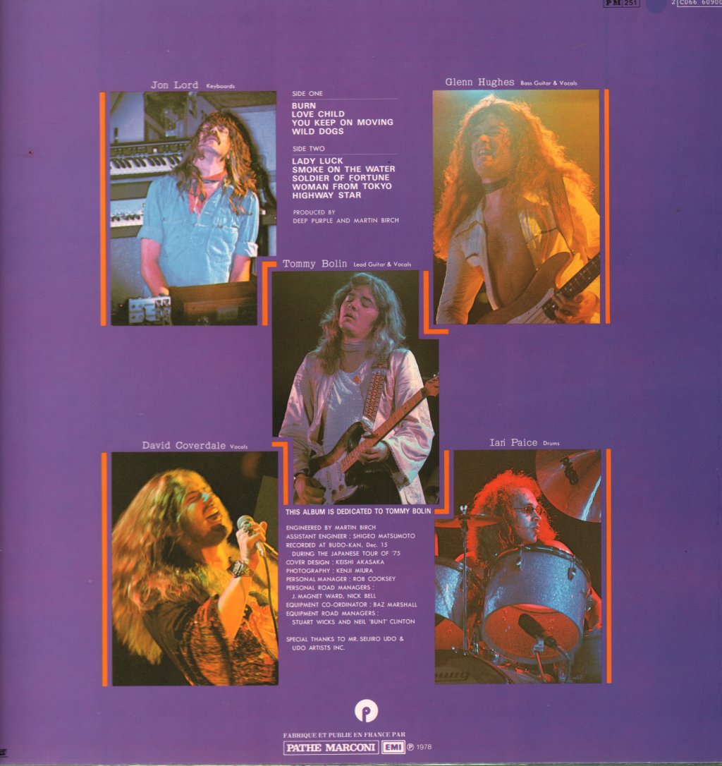 Deep Purple - Last Concert In Japan - Lp