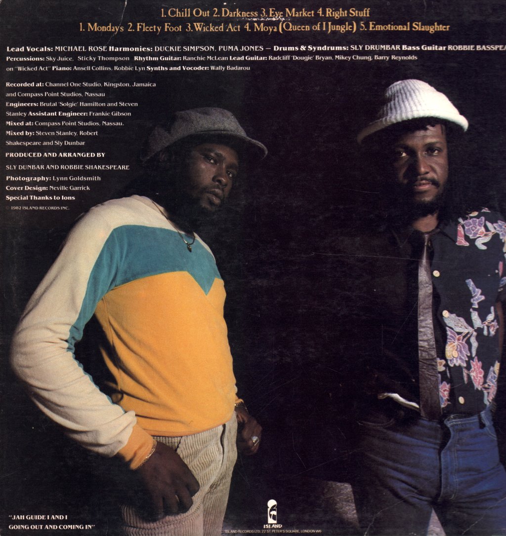 Black Uhuru - Chill Out - Lp
