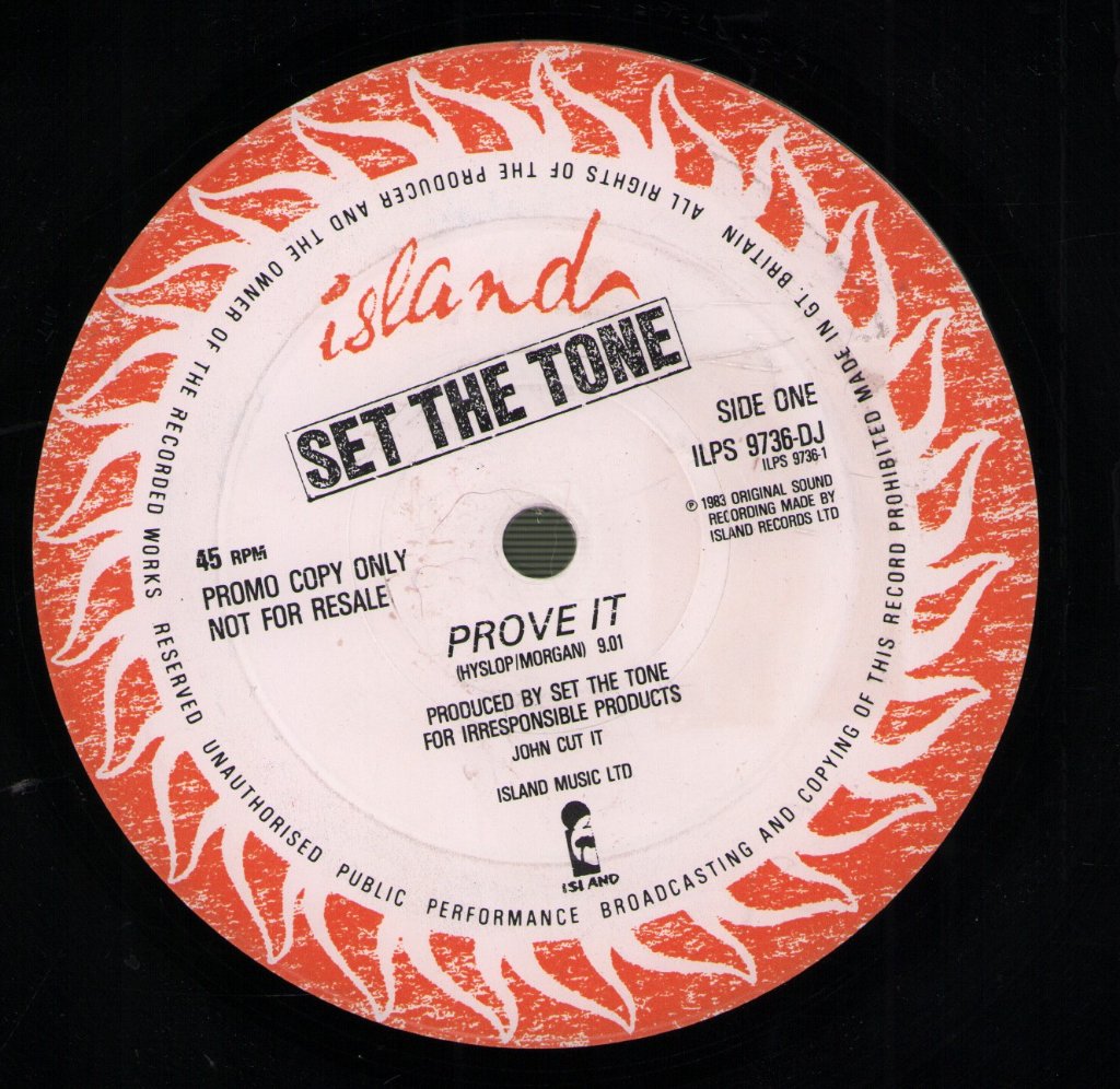Set The Tone - Prove It - 12 Inch