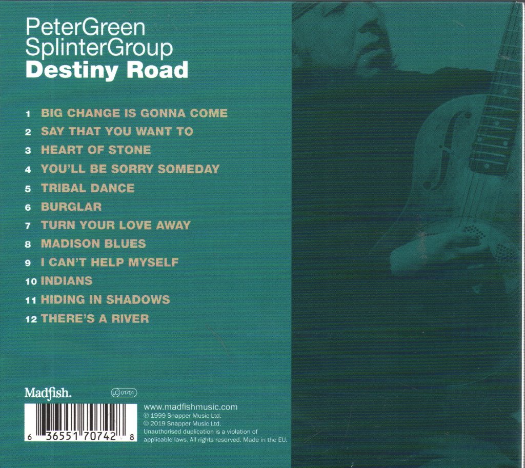Peter Green Splinter Group - Destiny Road - Cd