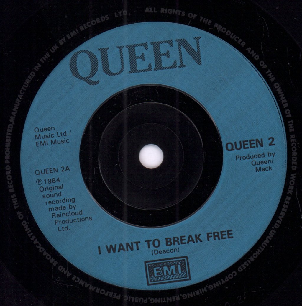 Queen - I Want To Break Free - 7 Inch