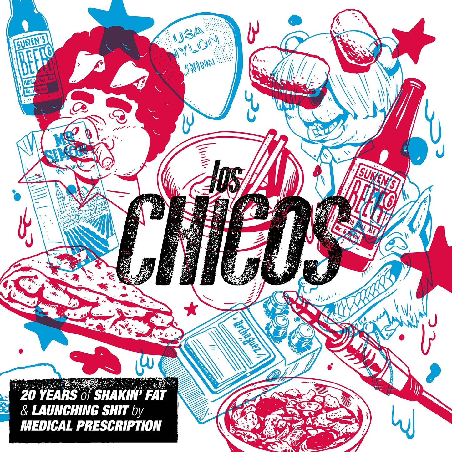 Los Chicos - 20 Years of Shakin' Fat & Launching Shit By Medical Prescription - Cd