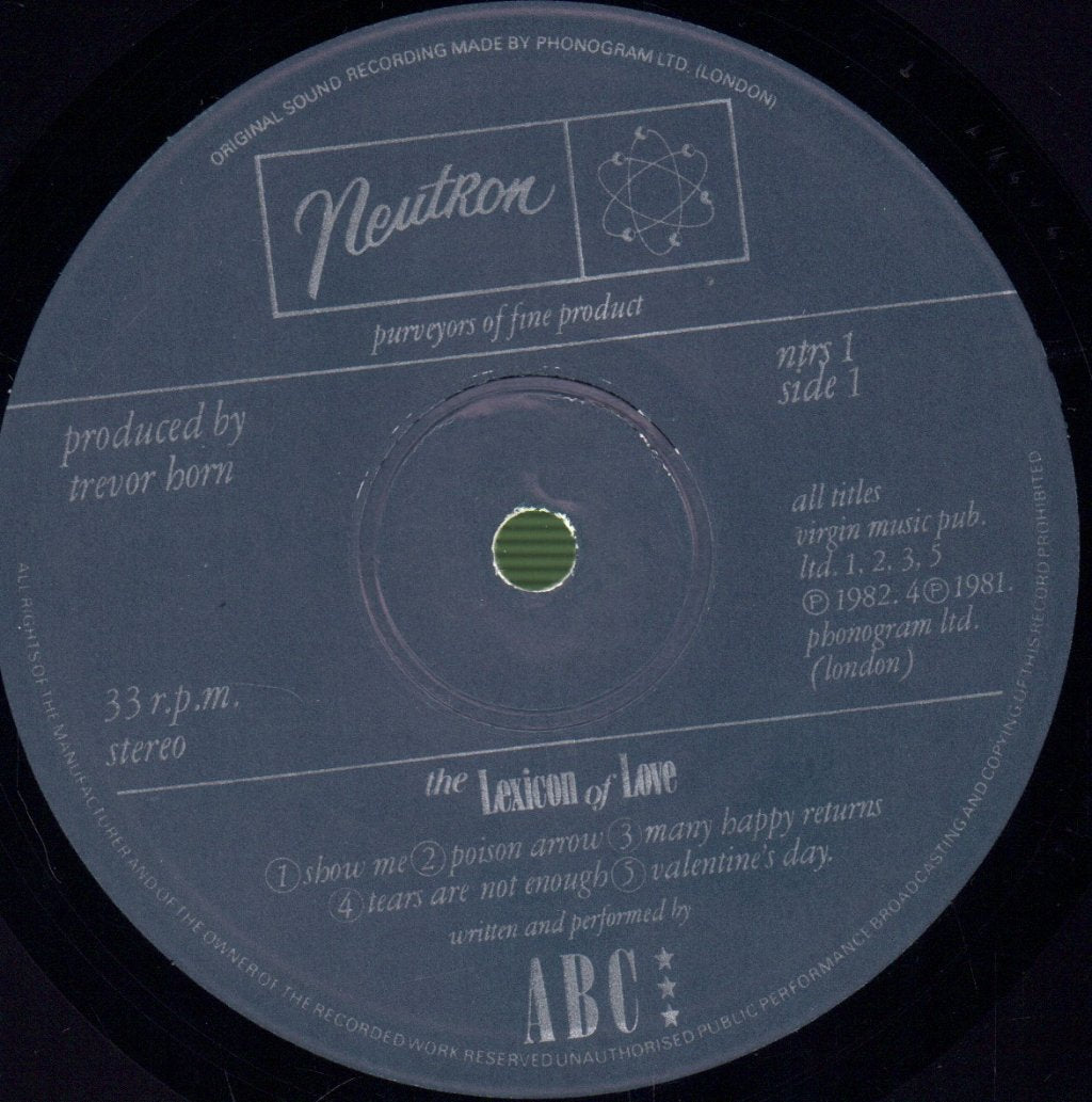 ABC - Lexicon Of Love - Lp