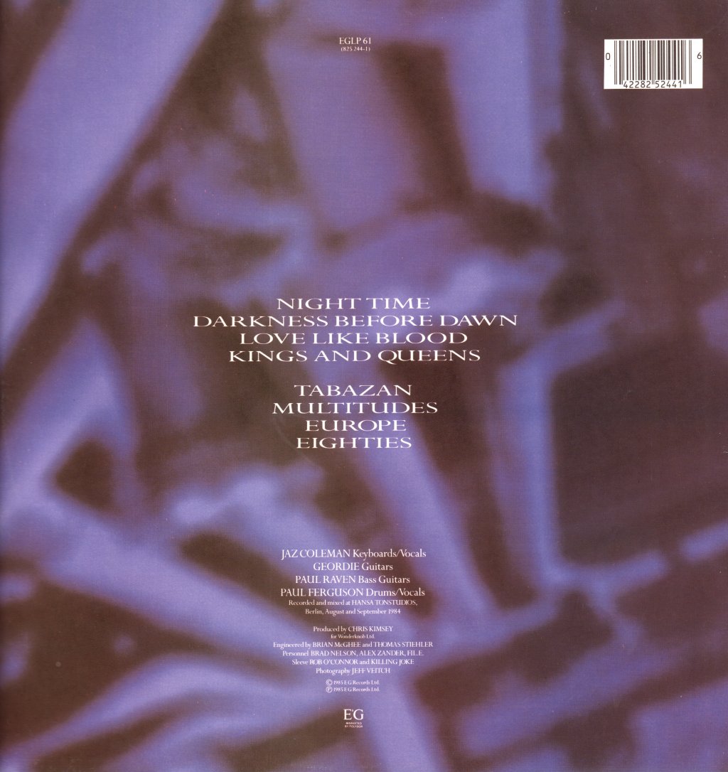 Killing Joke - Night Time - Lp