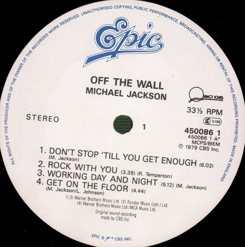 Michael Jackson - Off The Wall - Lp