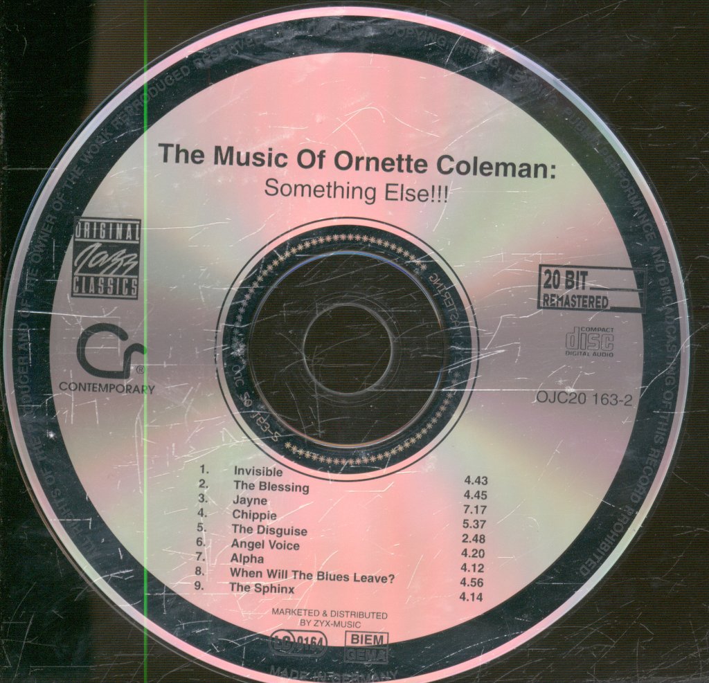 Ornette Coleman - Something Else!!!! - Cd