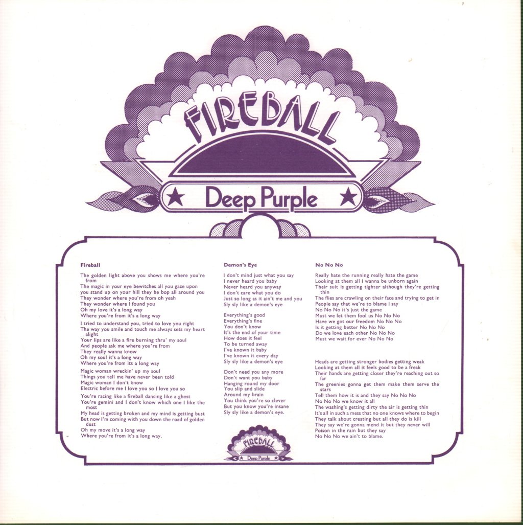 Deep Purple - Fireball - Lp