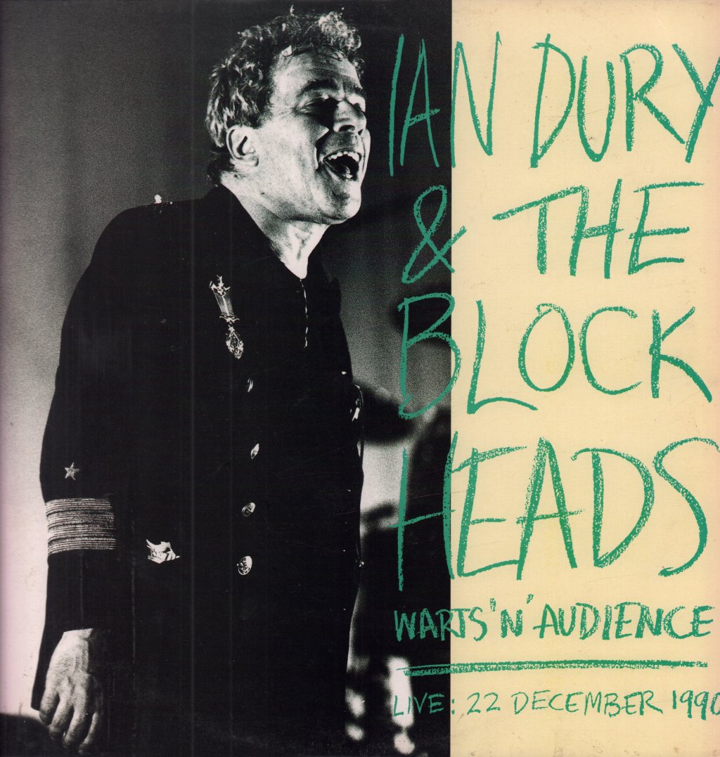 Ian Dury And The Blockheads - Warts 'N' Audience Live 22 December 1990 - Lp