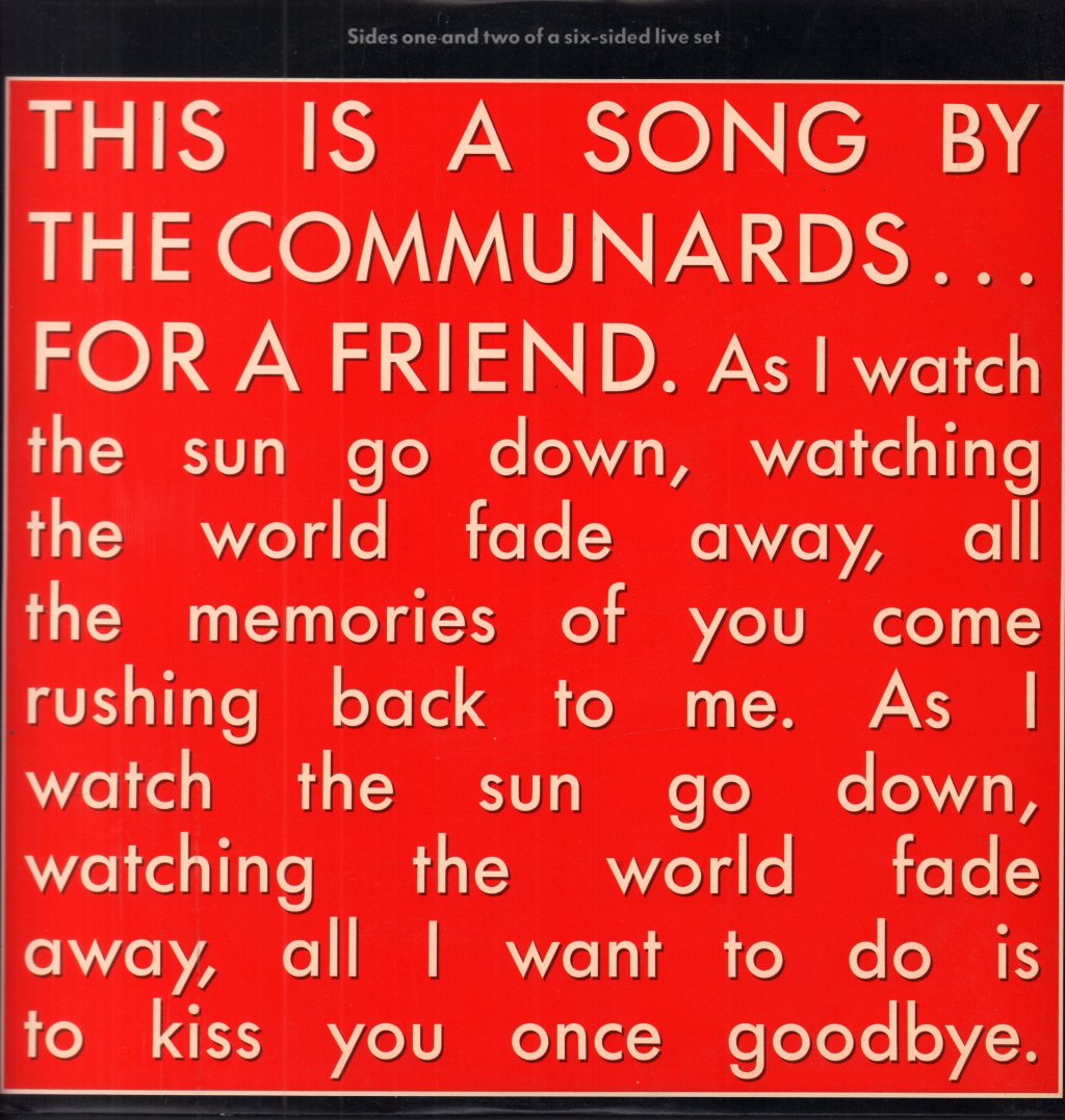 Communards - For A Friend - 12 Inch
