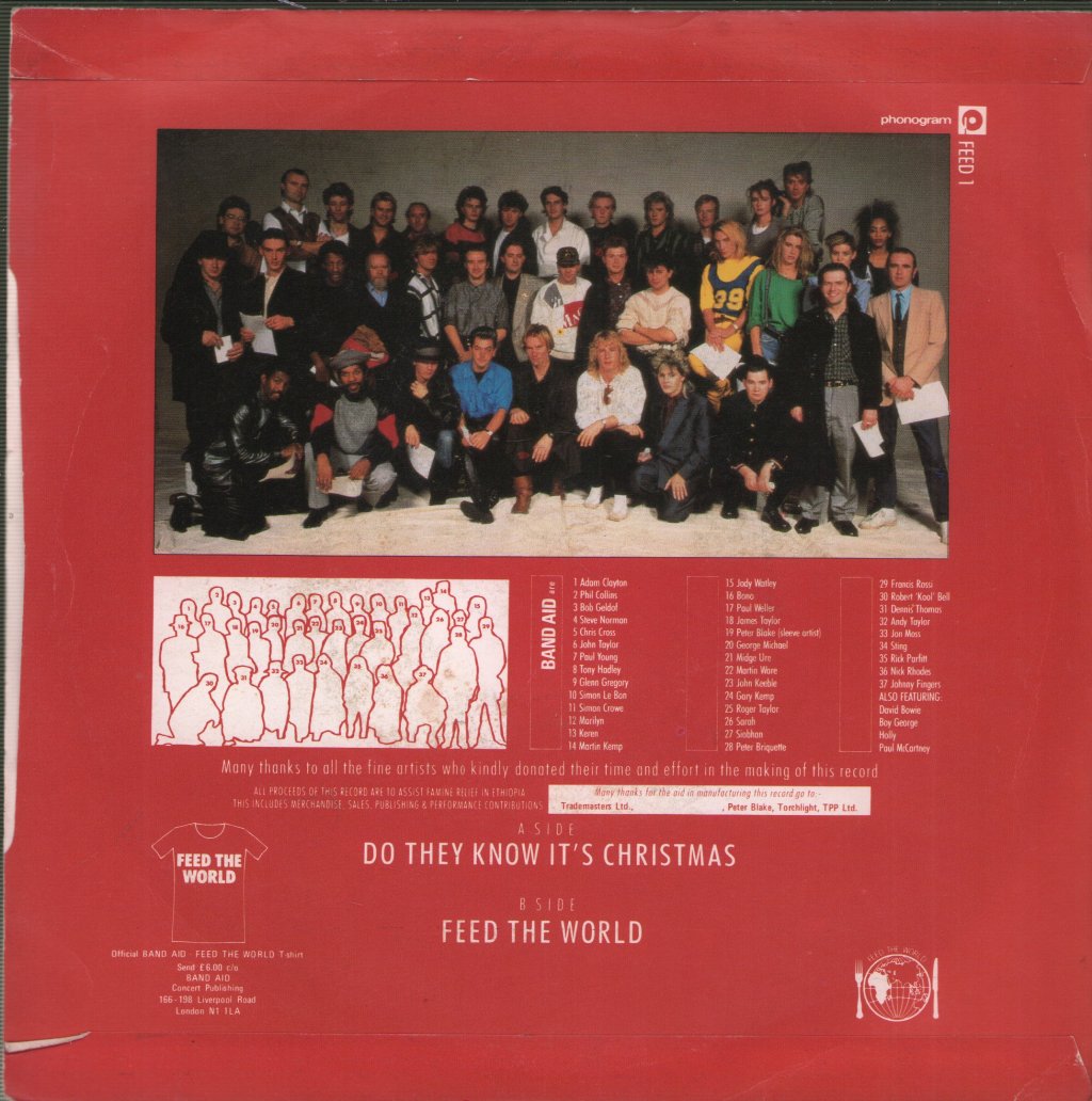 Band Aid - Do They Know It's Christmas - 7 Inch