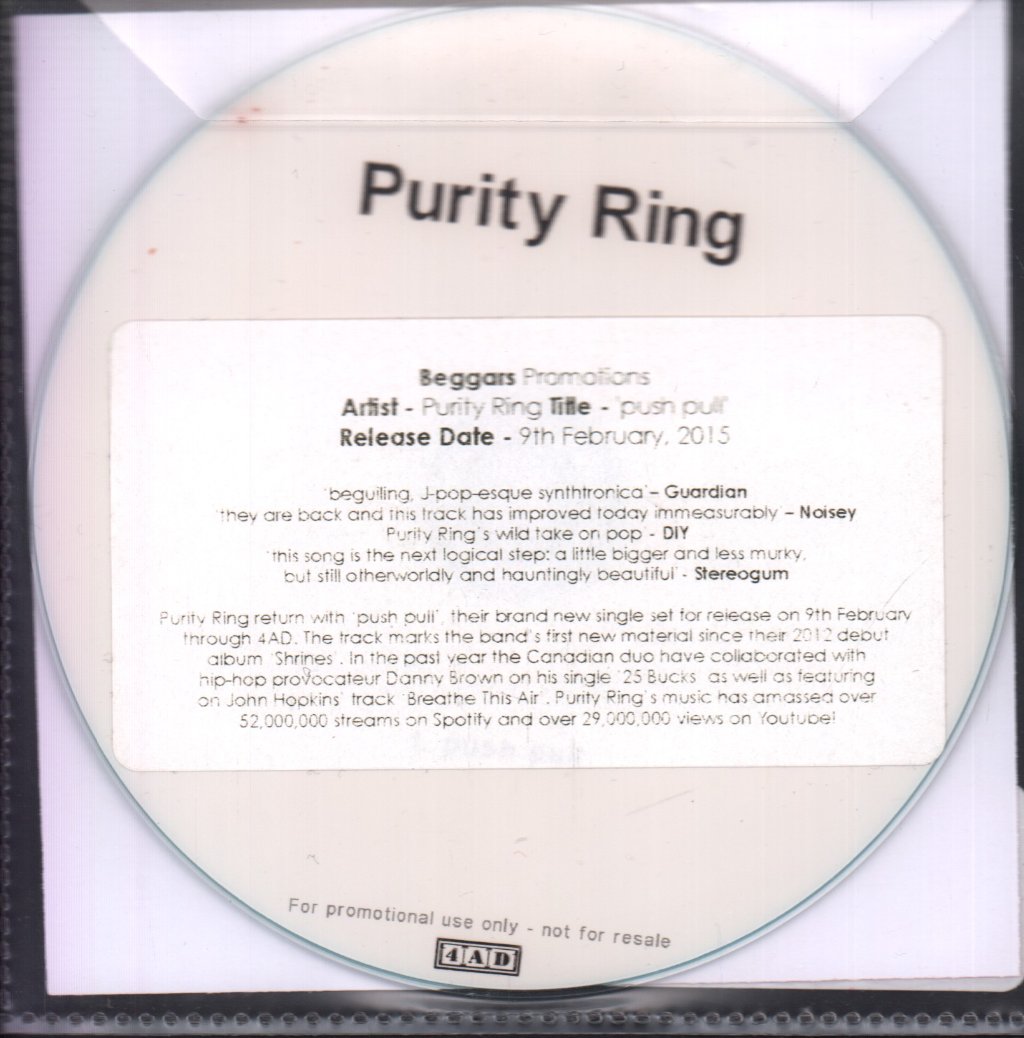 Purity Ring - Push Pull - Cdr