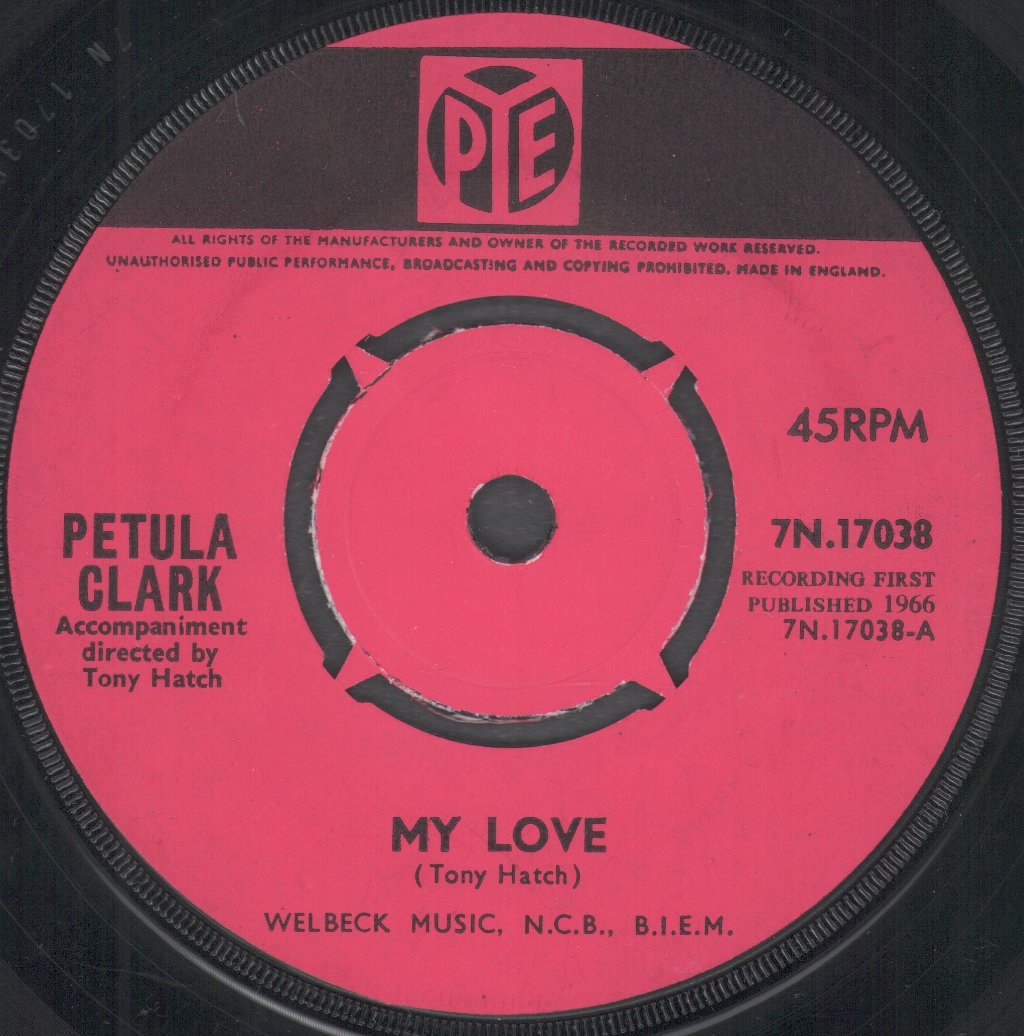 Petula Clark - My Love - 7 Inch