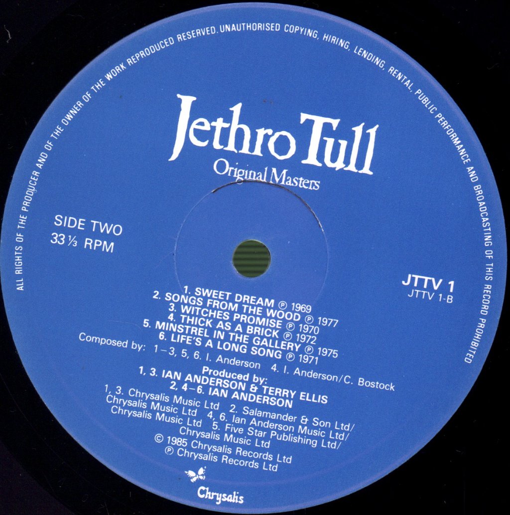 Jethro Tull - Original Masters - Lp