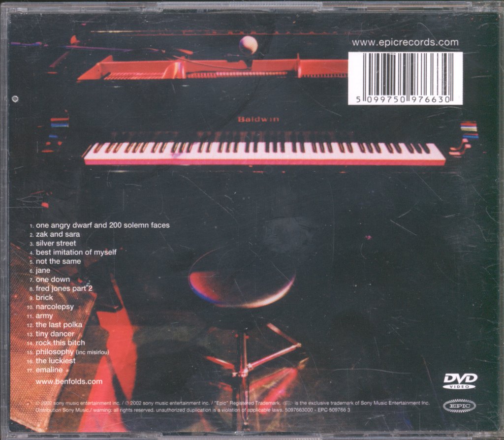 Ben Folds - Ben Folds Live - Cd/Dvd