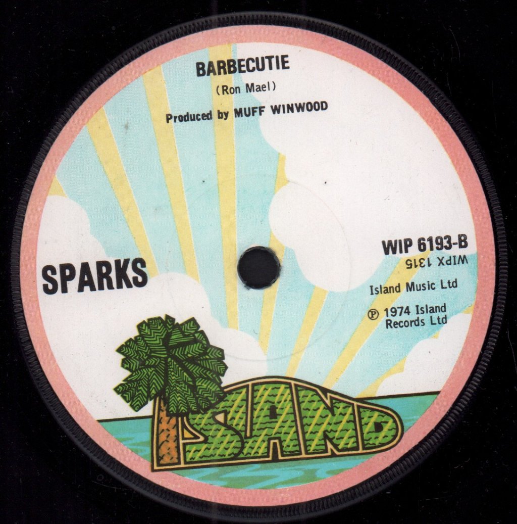 Sparks - This Town Ain't Big Enough For Both Of Us - 7 Inch