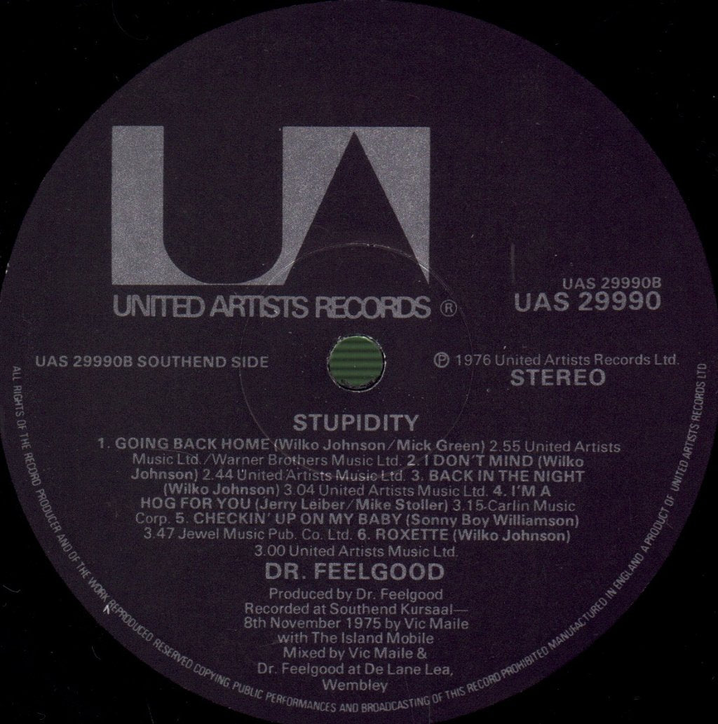 Dr Feelgood - Stupidity - Lp