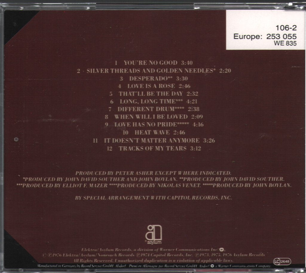 Linda Ronstadt - Greatest Hits - Cd