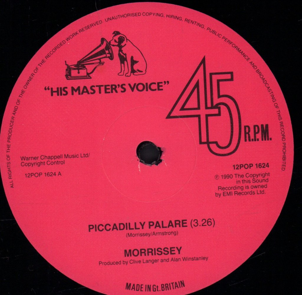 Morrissey - Piccadilly Palare - 12 Inch