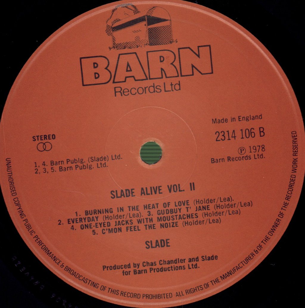Slade - Slade Alive Vol Two - Lp