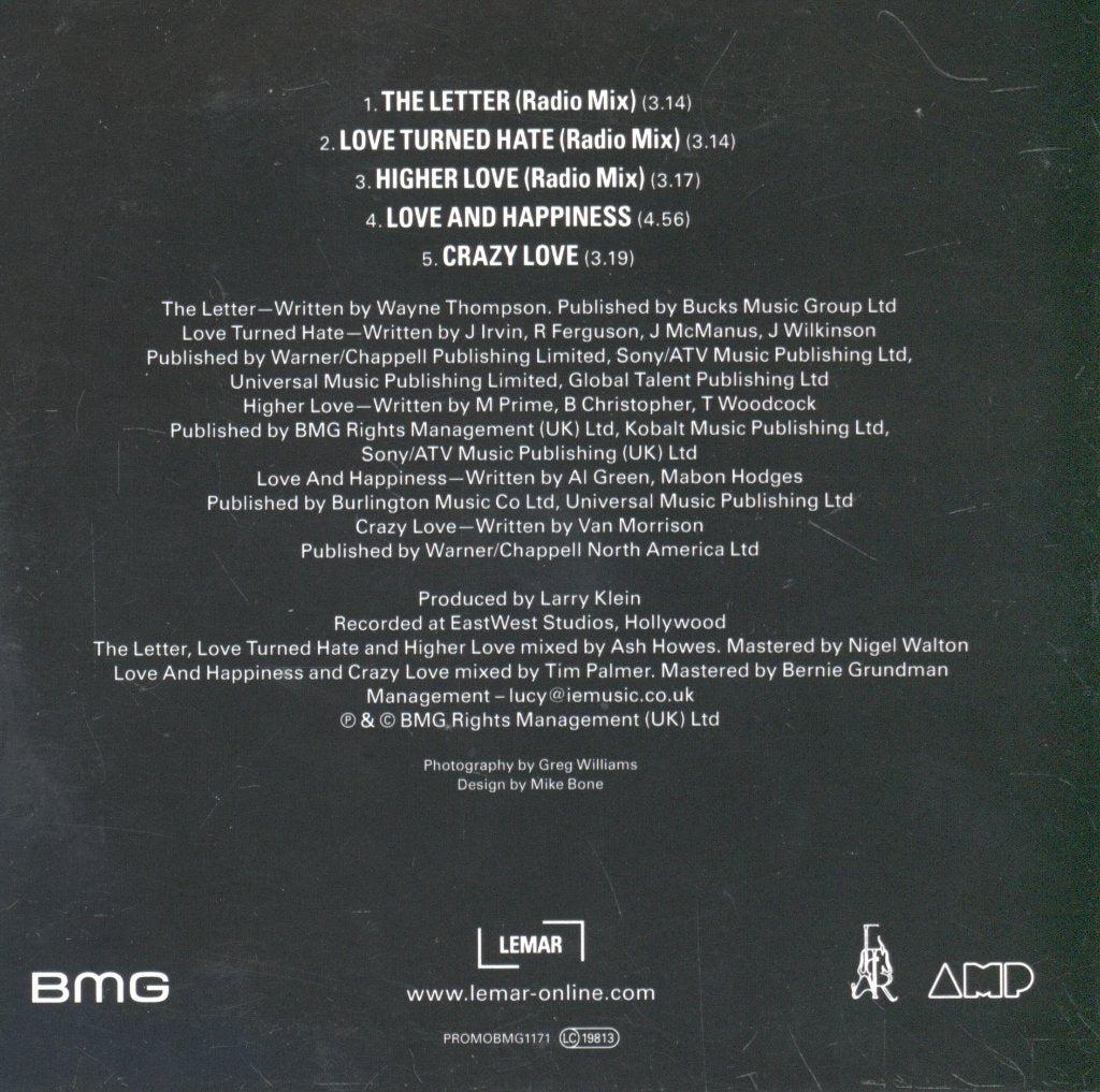 Lemar - Letter (Album Sampler) - Cdr