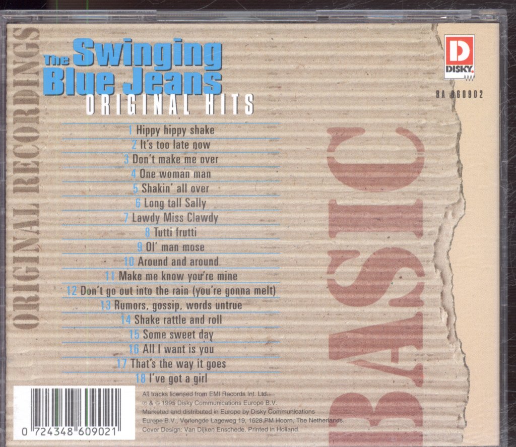 Swinging Blue Jeans - Original Hits - Cd