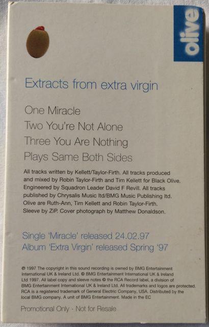 Olive - Extracts From Extra Virgin - Cassette