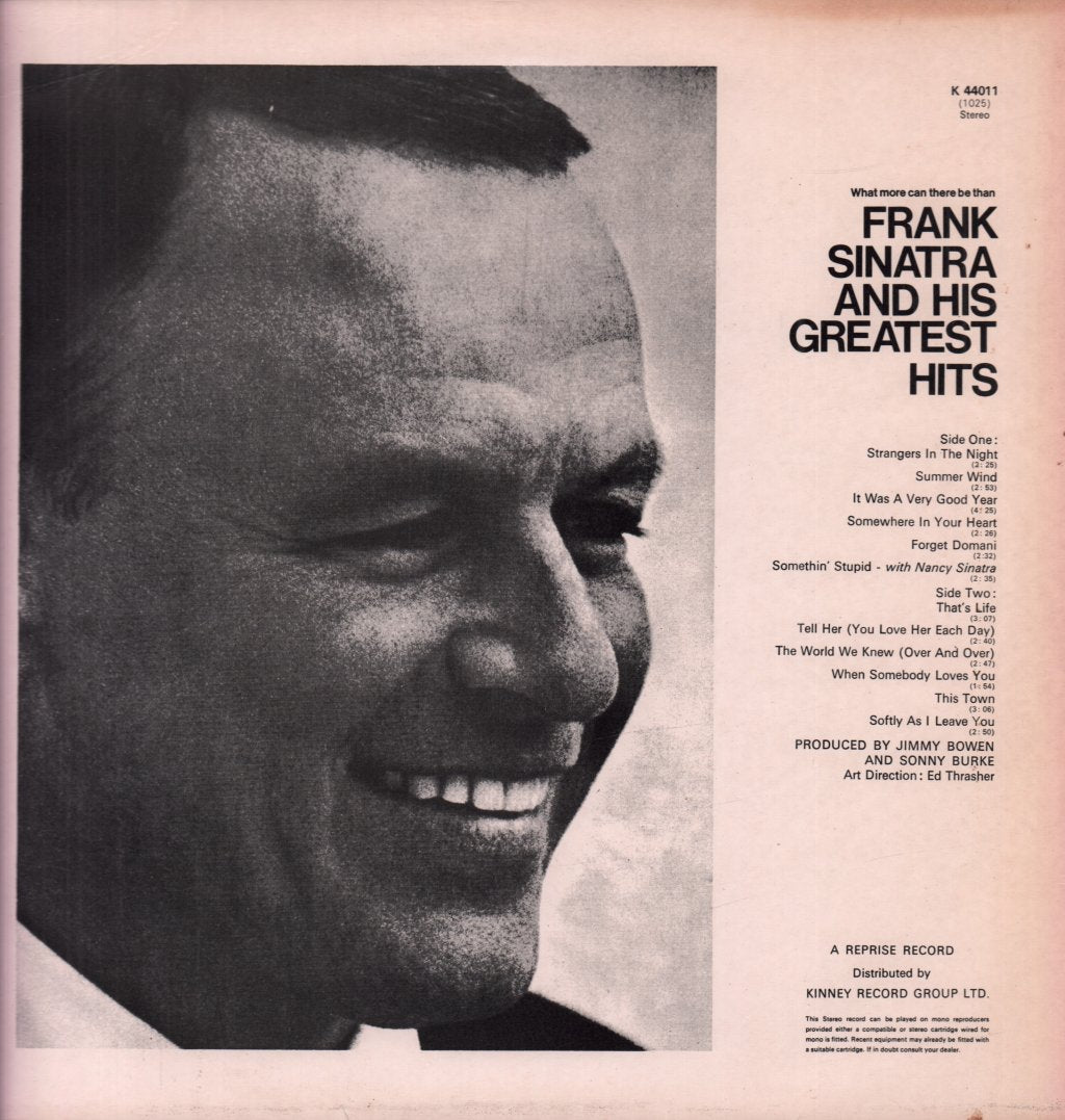 Frank Sinatra - Greatest Hits - Lp