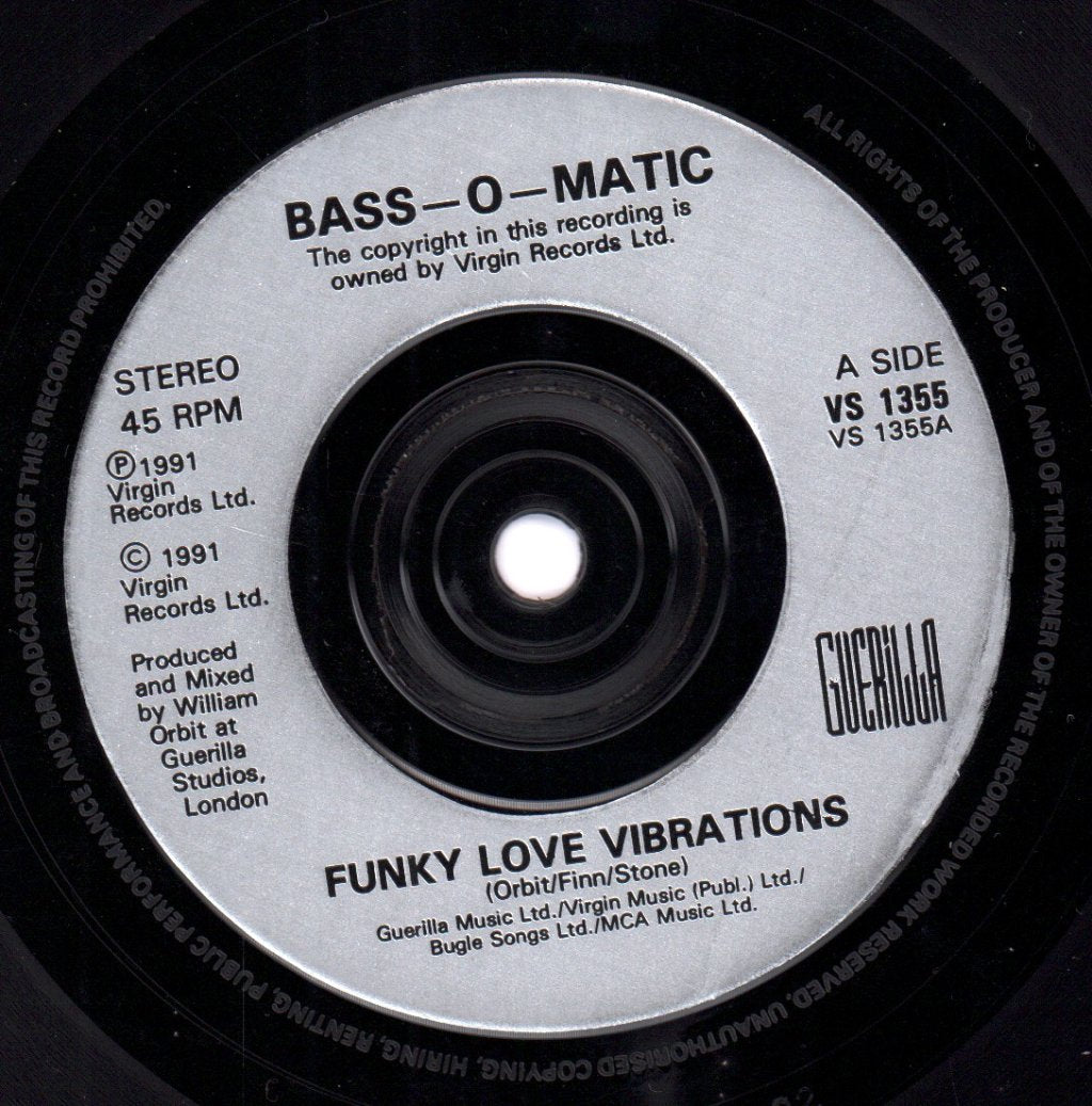 Bassomatic - Funky Love Vibrations - 7 Inch