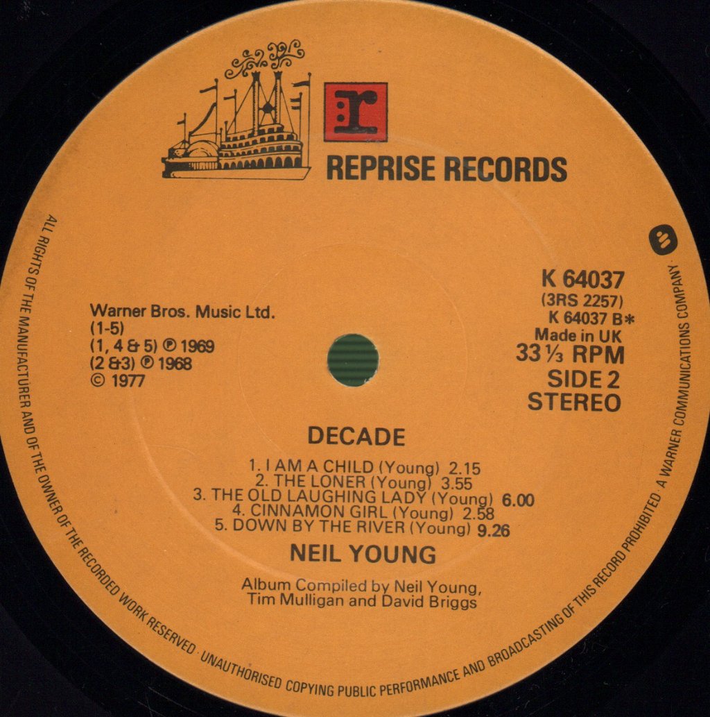 Neil Young - Decade - Triple Lp