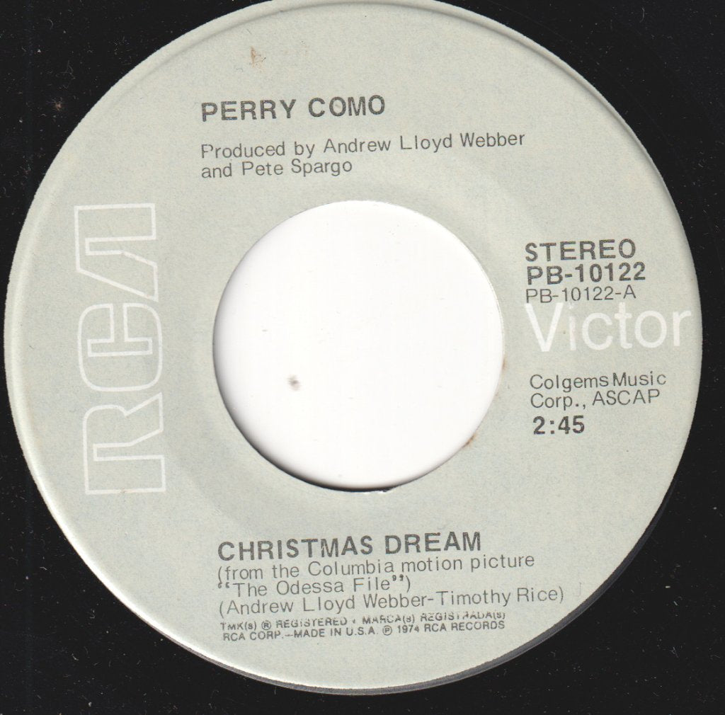 Perry Como - Christmas Dream - 7 Inch