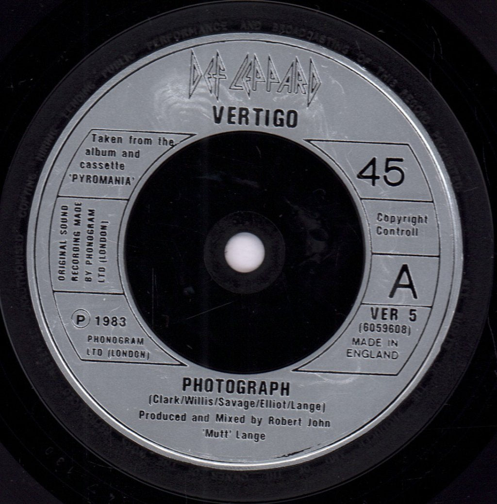 Def Leppard - Photograph - 7 Inch