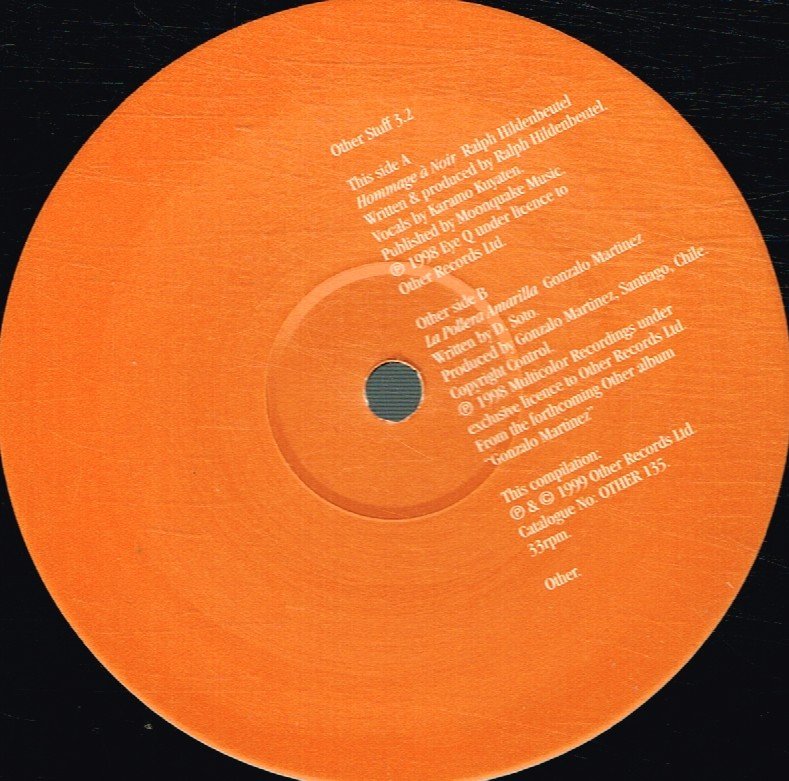 Ralph Hildenbeutel / Gonzalo Martinez - Other Stuff 3.2 - 12 Inch