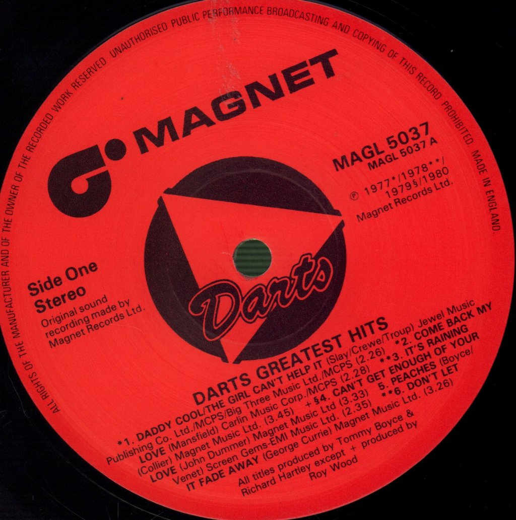 Darts - Greatest Hits - Lp