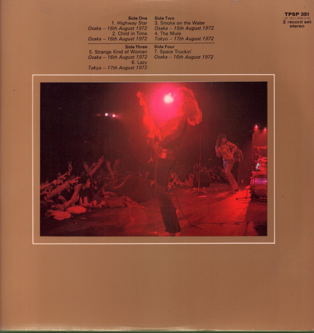 Deep Purple - Made In Japan - Double Lp