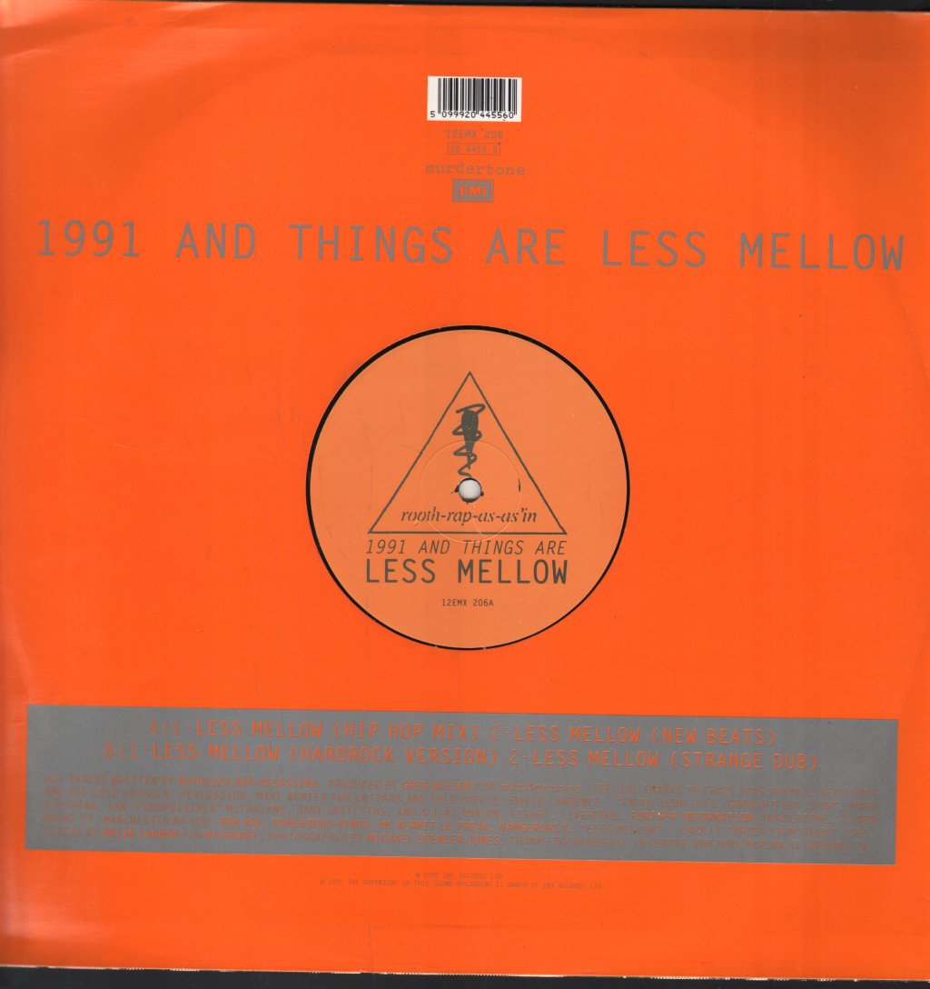 Ruthless Rap Assassins - Mellow Mixes - 12 Inch
