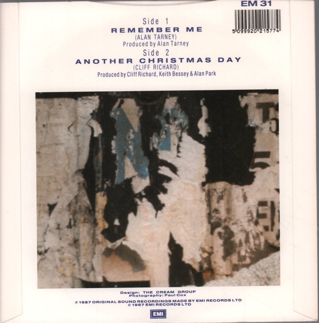 Cliff Richard - Remember Me - 7 Inch