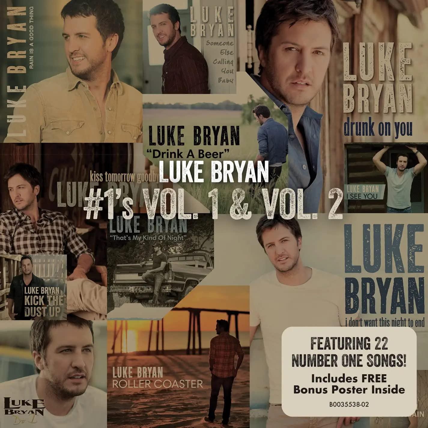 Luke Bryan - #1's Vol. 1 & Vol. 2 - Double Cd