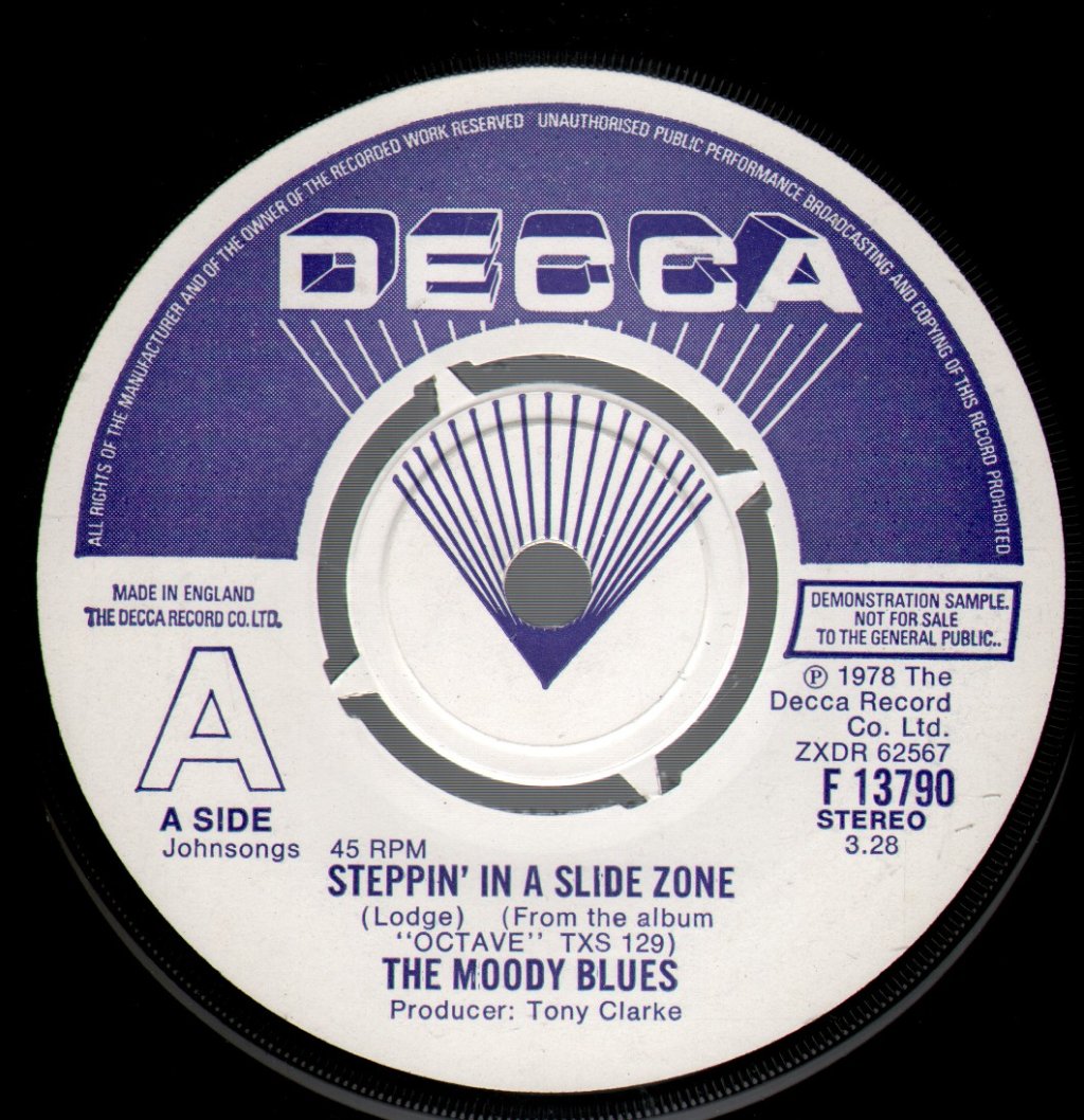 Moody Blues - Steppin' In A Slide Zone - 7 Inch
