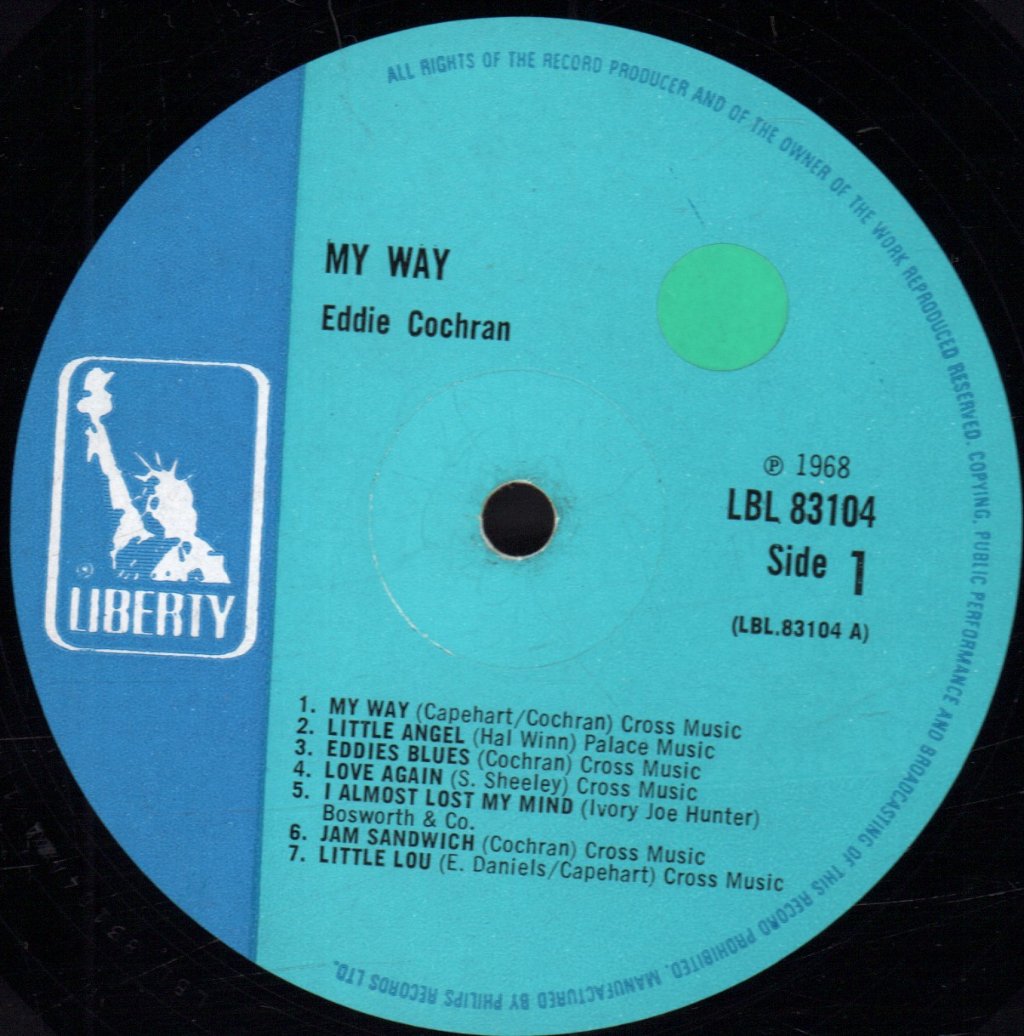 Eddie Cochran - My Way - Lp
