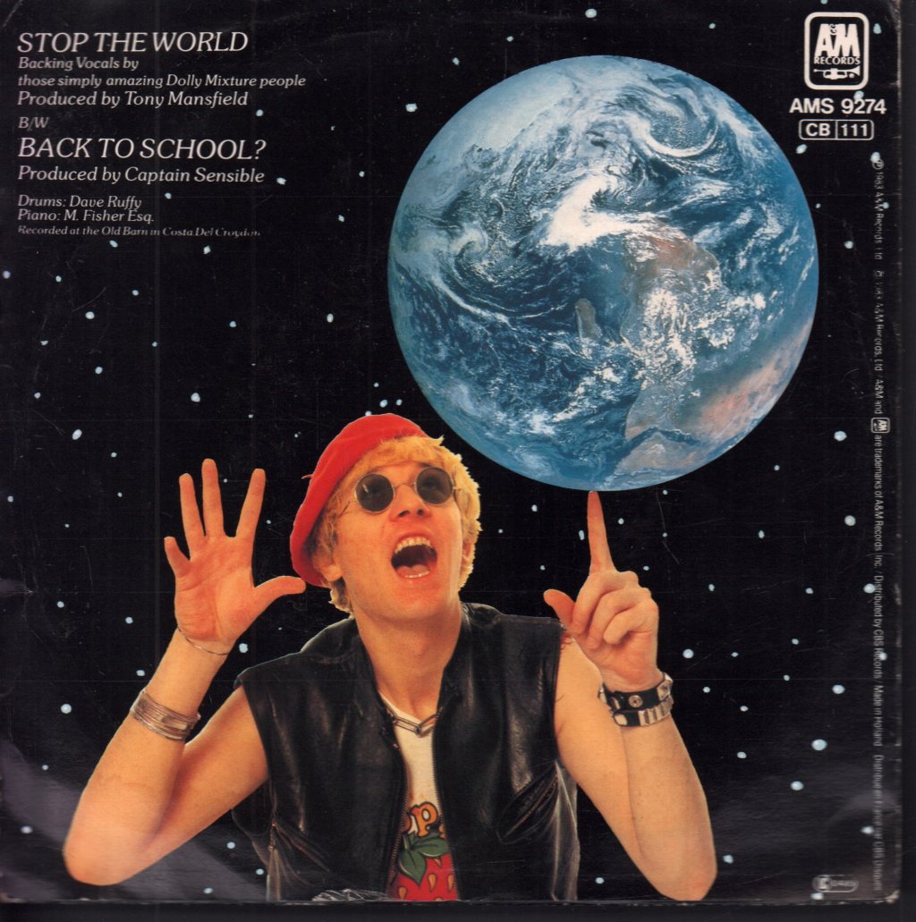Captain Sensible - Stop The World - 7 Inch
