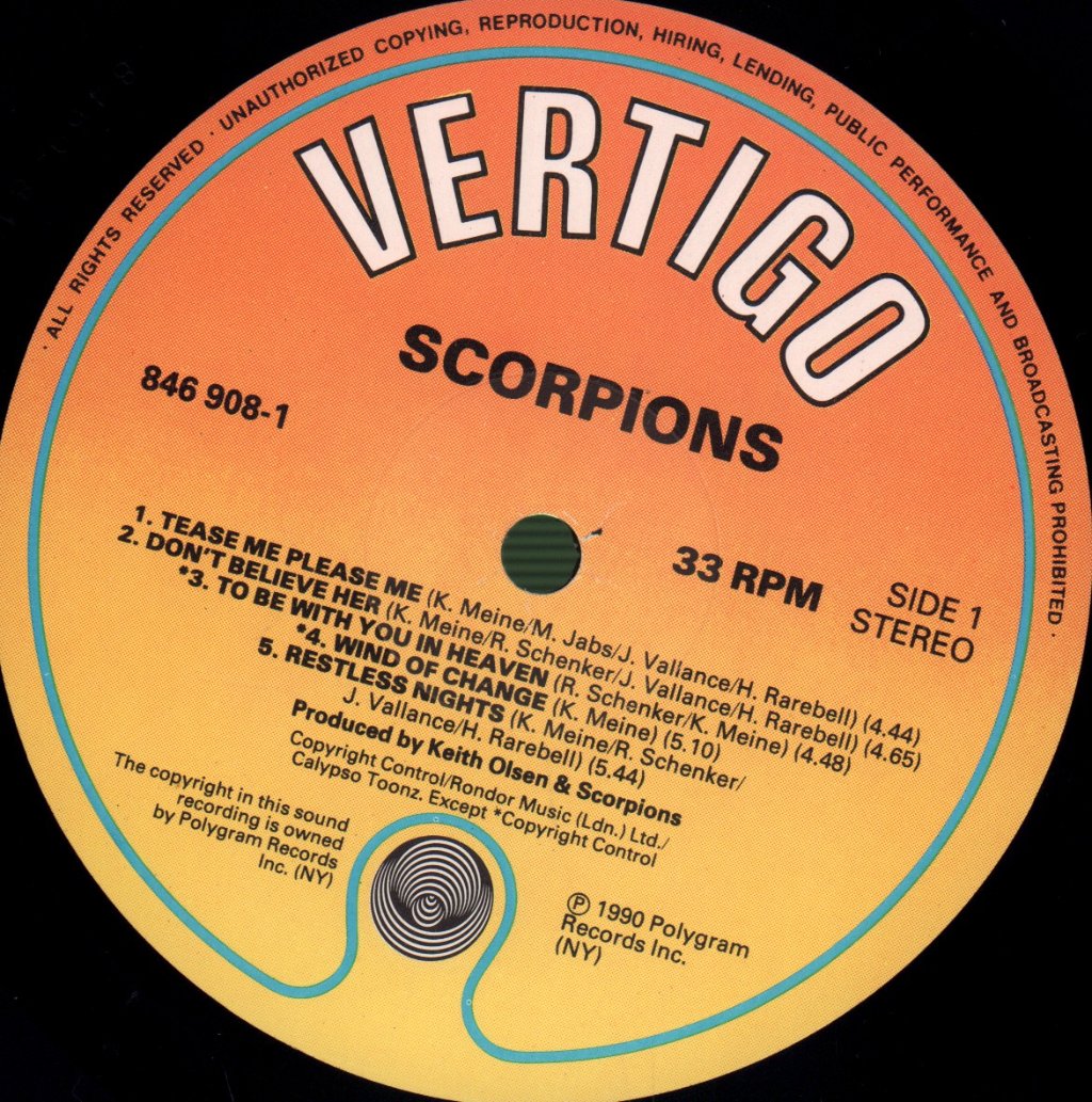 Scorpions - Crazy World - Lp